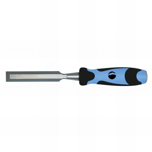 Ciseau à bois à manche bi matière Largeur 12 mm - L.U. 140 mm - 780.512.00 - Leman